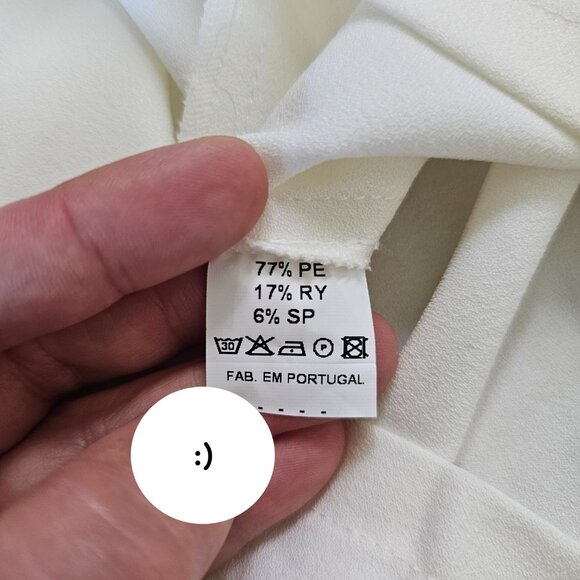 NWOT Maison Monarque Lagos White Butterfly Mini Dress Tunic, OS, S/M - Picture 5 of 8